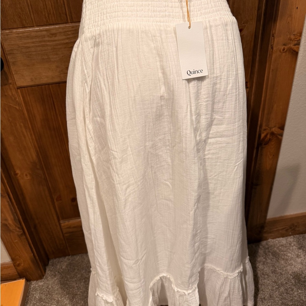 Quince Ivory Maxi Skirt - Picture 2 of 6